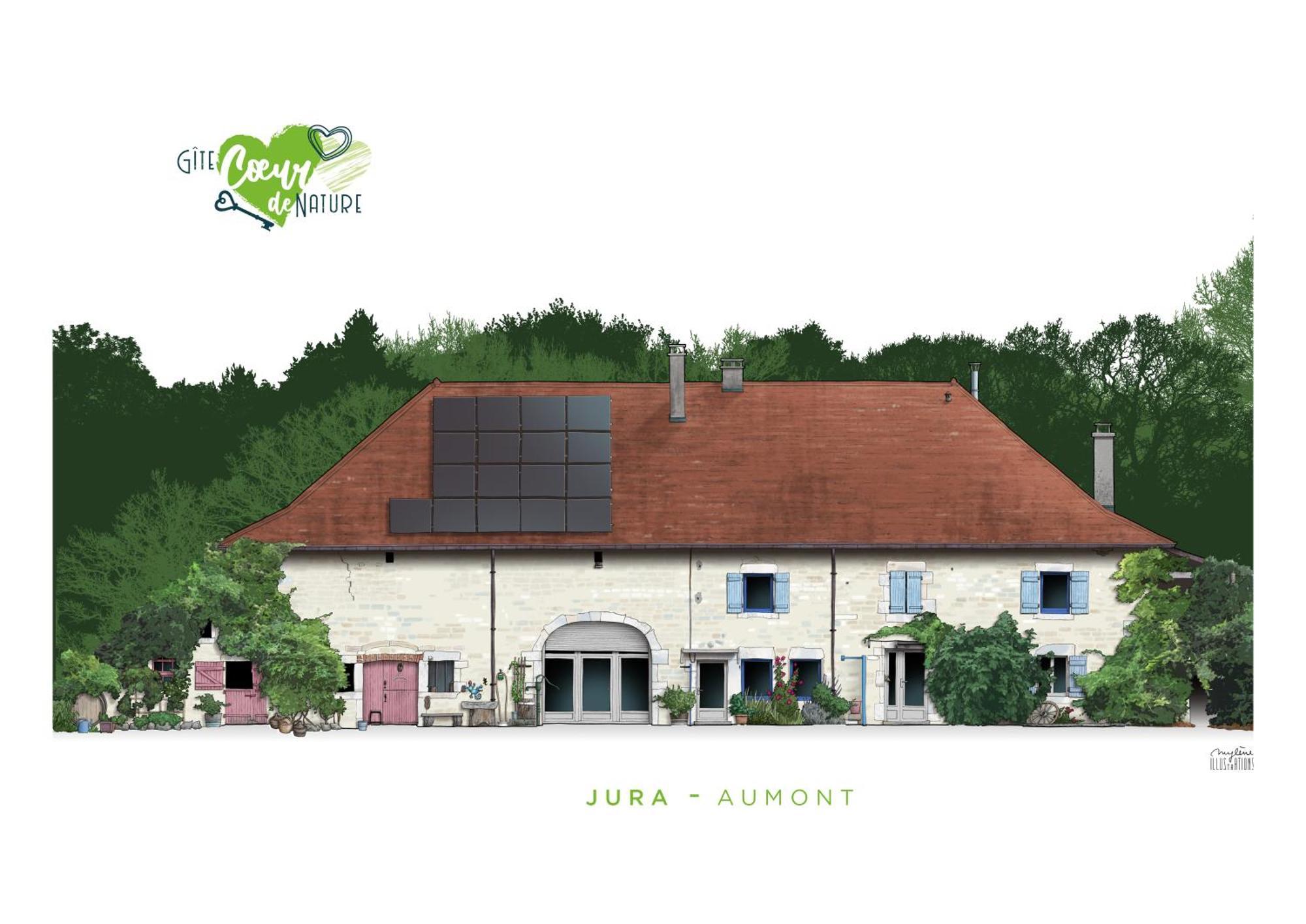 Gite Coeur De Nature Abergement-le-Grand Zewnętrze zdjęcie